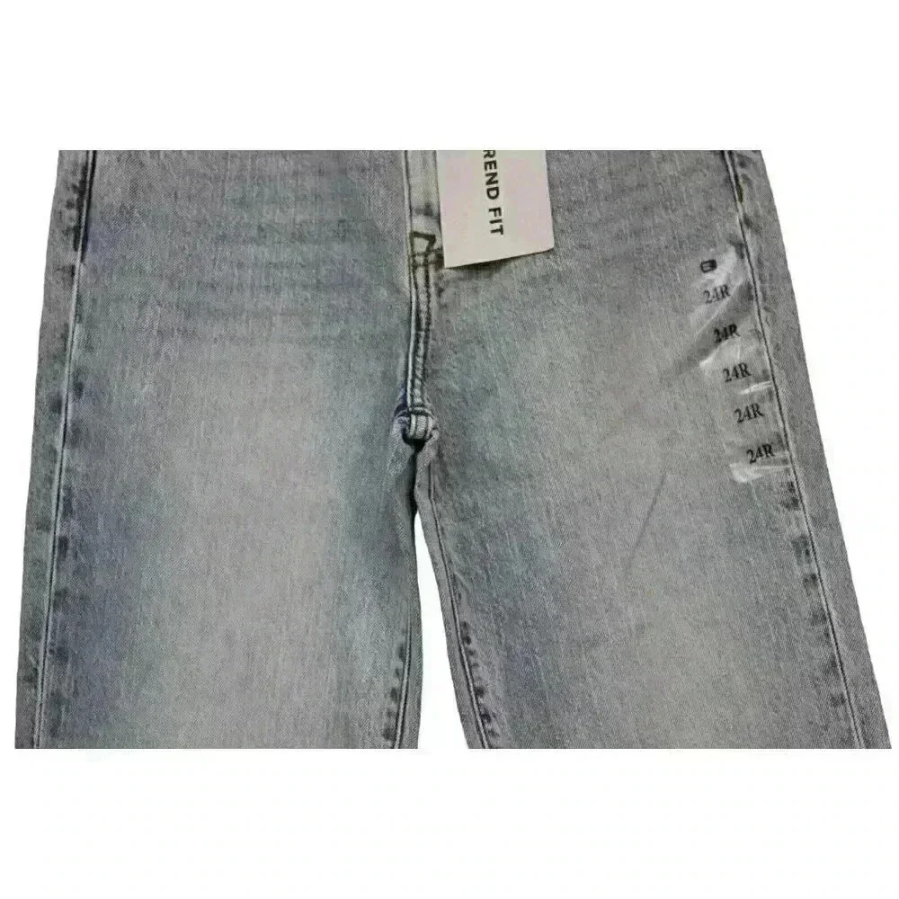 NWT Willow Root Buckle Jeans Size 24 The Vintage Dad Denim High Rise Light Wash - Picture 9 of 14